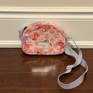 Cath Kidston London Half Moon Cross Body Unicorn Waves Pink Bag
